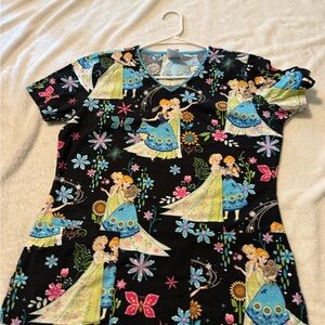 Disney frozen scrub top